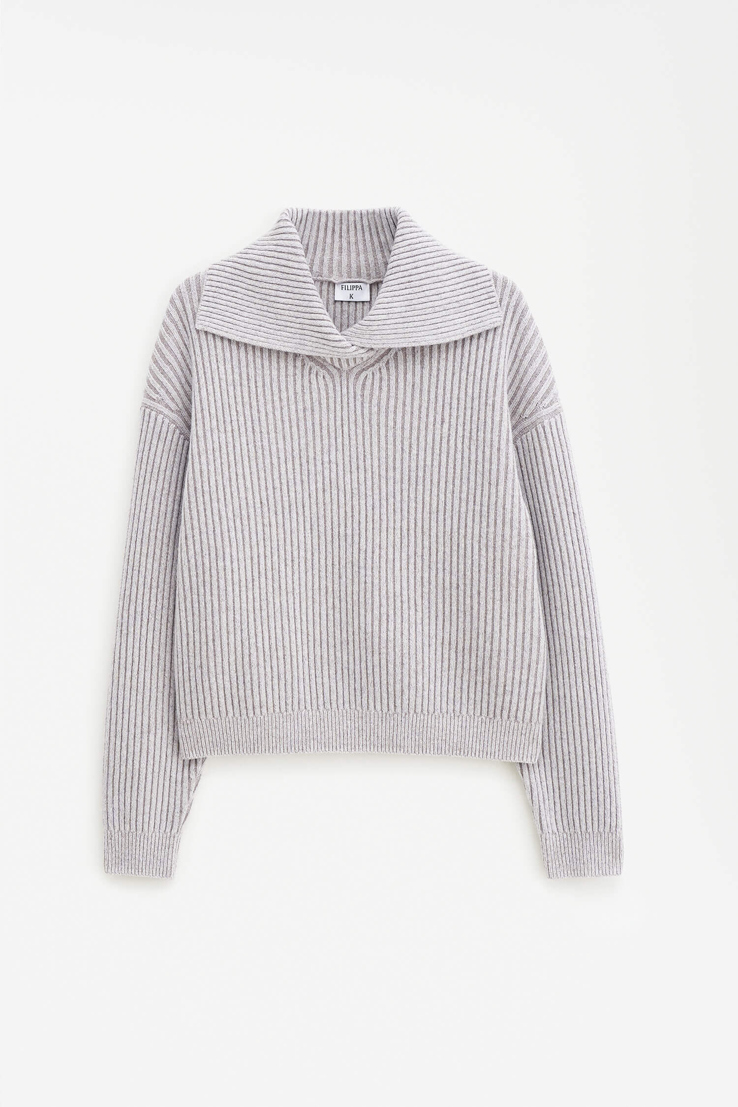 Sweater with white collar on sale